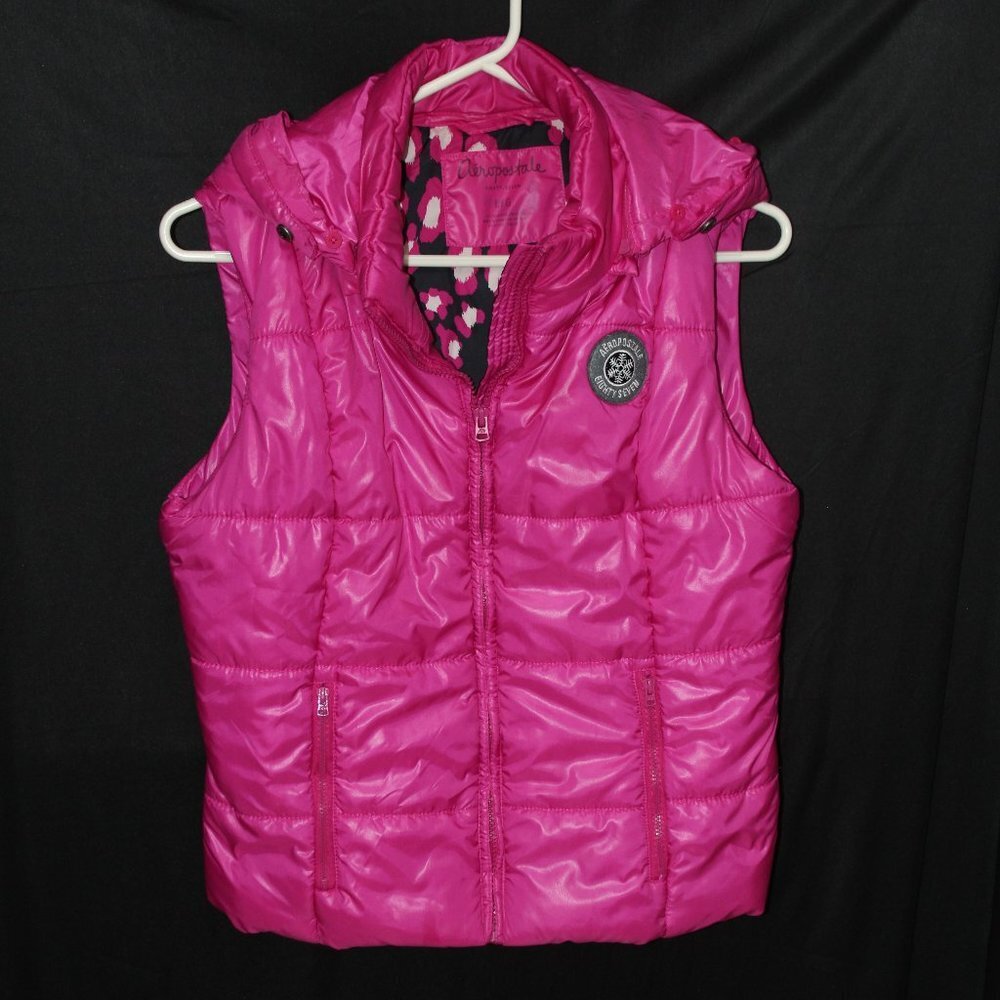 Aeropostale Eighty-Seven Pink Ski Vest